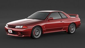 3D Nissan Skyline GT-R R32 V-spec II model