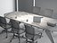 Modern Conference Room Table and Chairs Office Set