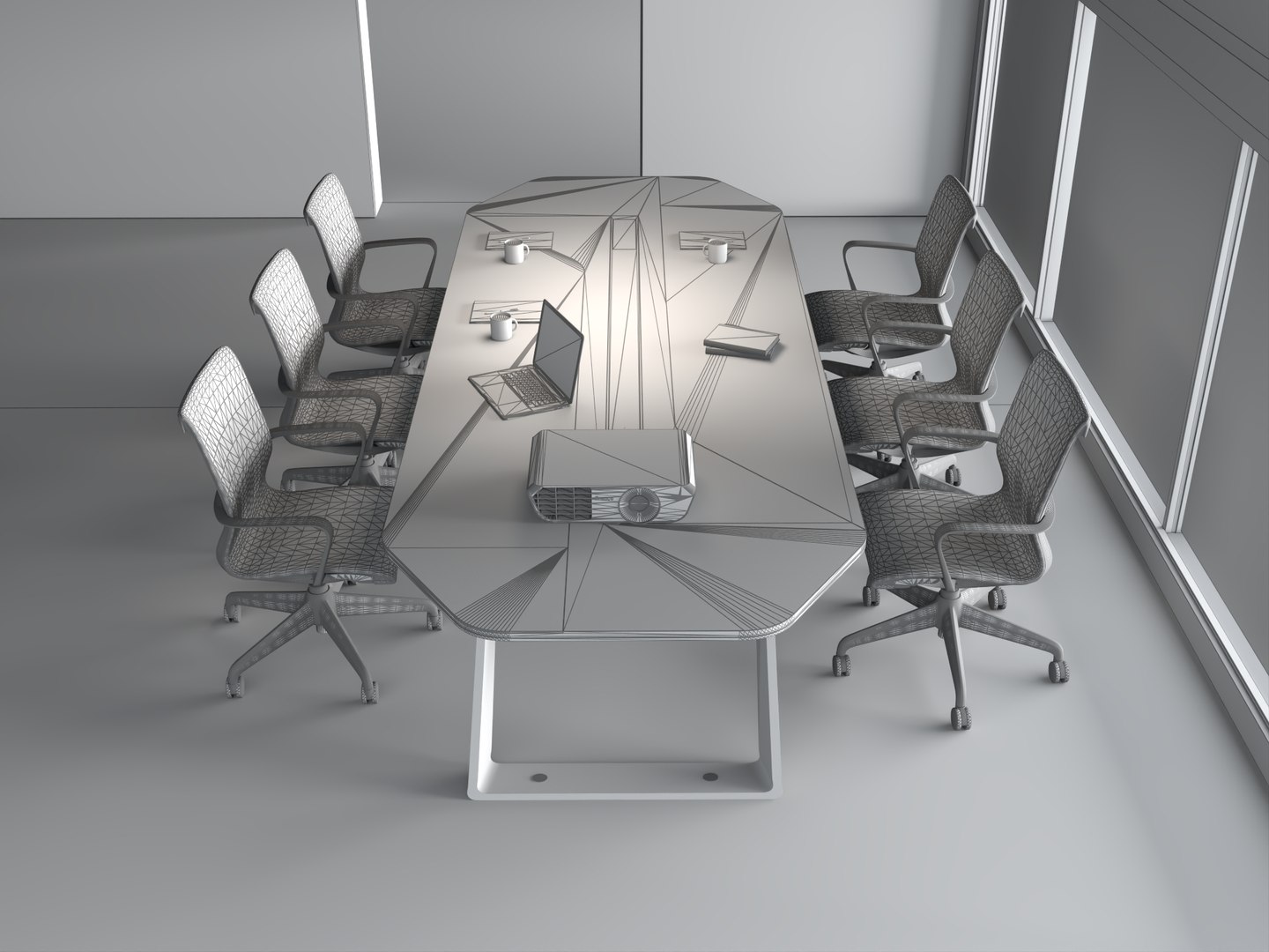 3D model Modern Conference Room Table and Chairs Office Set https://p.turbosquid.com/ts-thumb/Fz/MhRrm5/DI/wire_001/jpg/1781493601/1920x1080/fit_q87/39e5861e882259e0e8865b34edf8805d57c575b9/wire_001.jpg