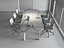 Modern Conference Room Table and Chairs Office Set