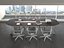 Modern Conference Room Table and Chairs Office Set