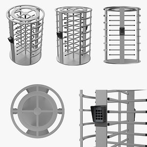 Industrial Turnstile Gate