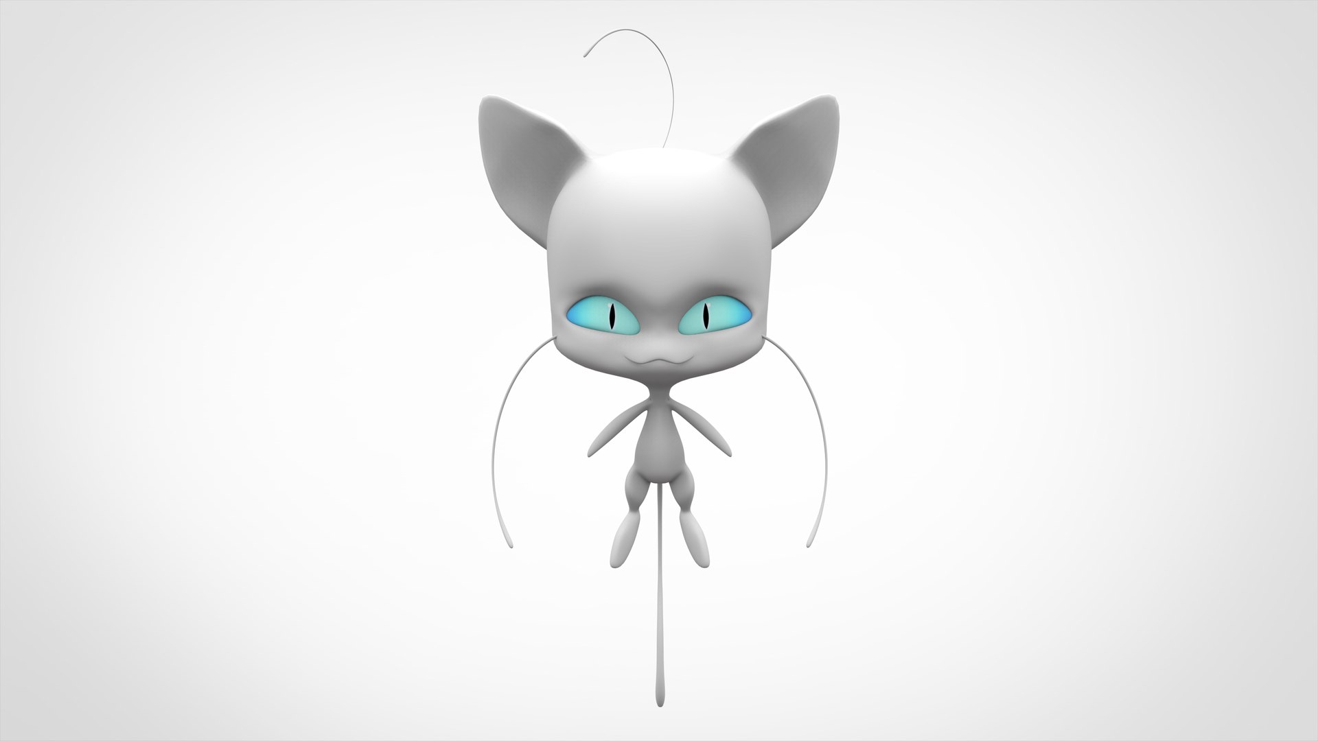 3D model Plagg - Kwami from miraculous ladybug rigged 3dmodel for