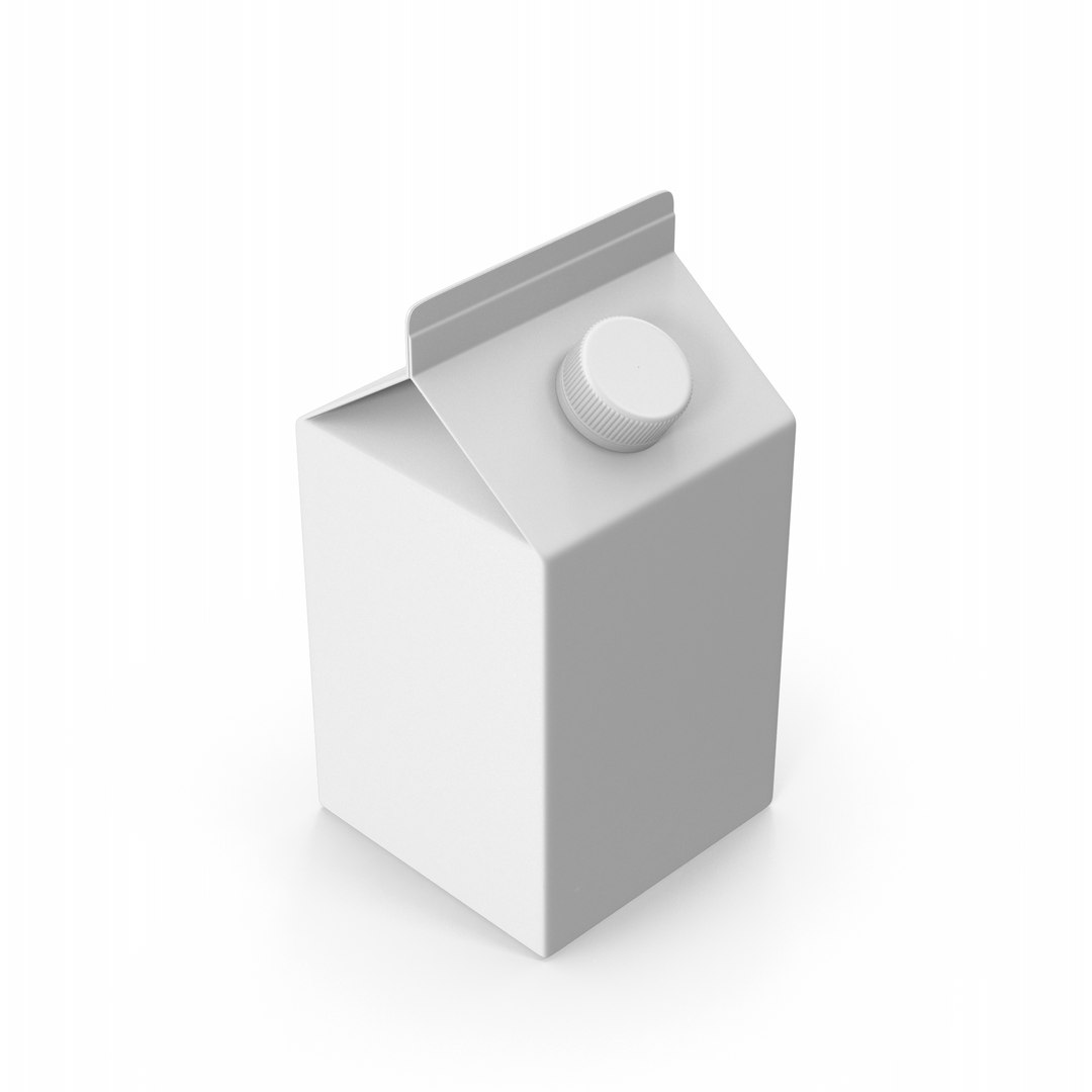 3D Milk Carton Package - TurboSquid 2142423