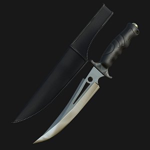 Curved Knife 3D model