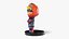 Naruto Frog Figurine Textured 3D Model Preview