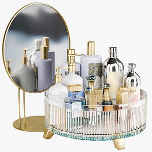 3D Collection of cosmetics for beauty salon 600