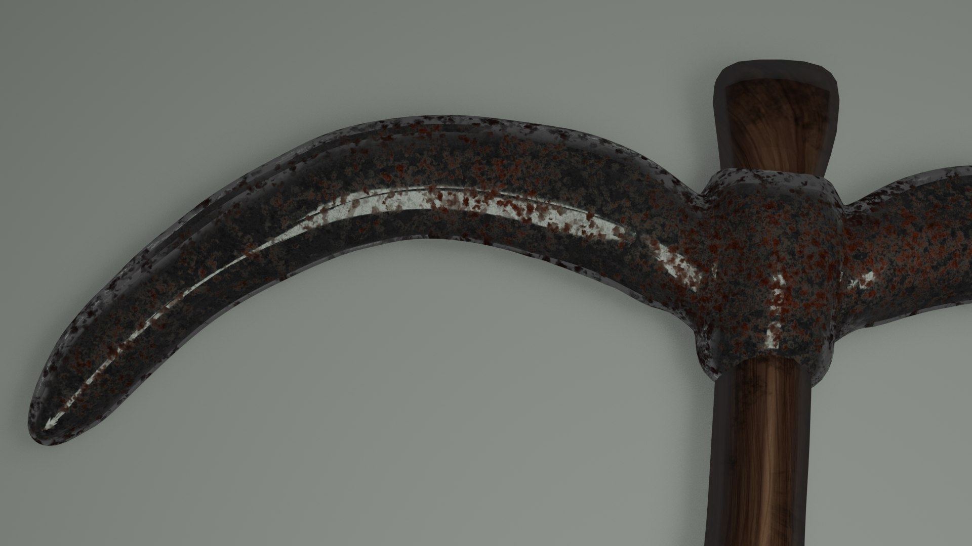 3D Rusty Pickaxe - TurboSquid 2432038