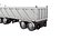 3D truck trailer w900 semi model