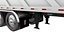 3D truck trailer w900 semi model