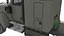 3D truck trailer w900 semi model