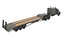 3D truck trailer w900 semi model
