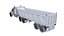3D truck trailer w900 semi model