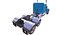 3D truck trailer w900 semi model