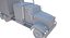 3D truck trailer w900 semi model