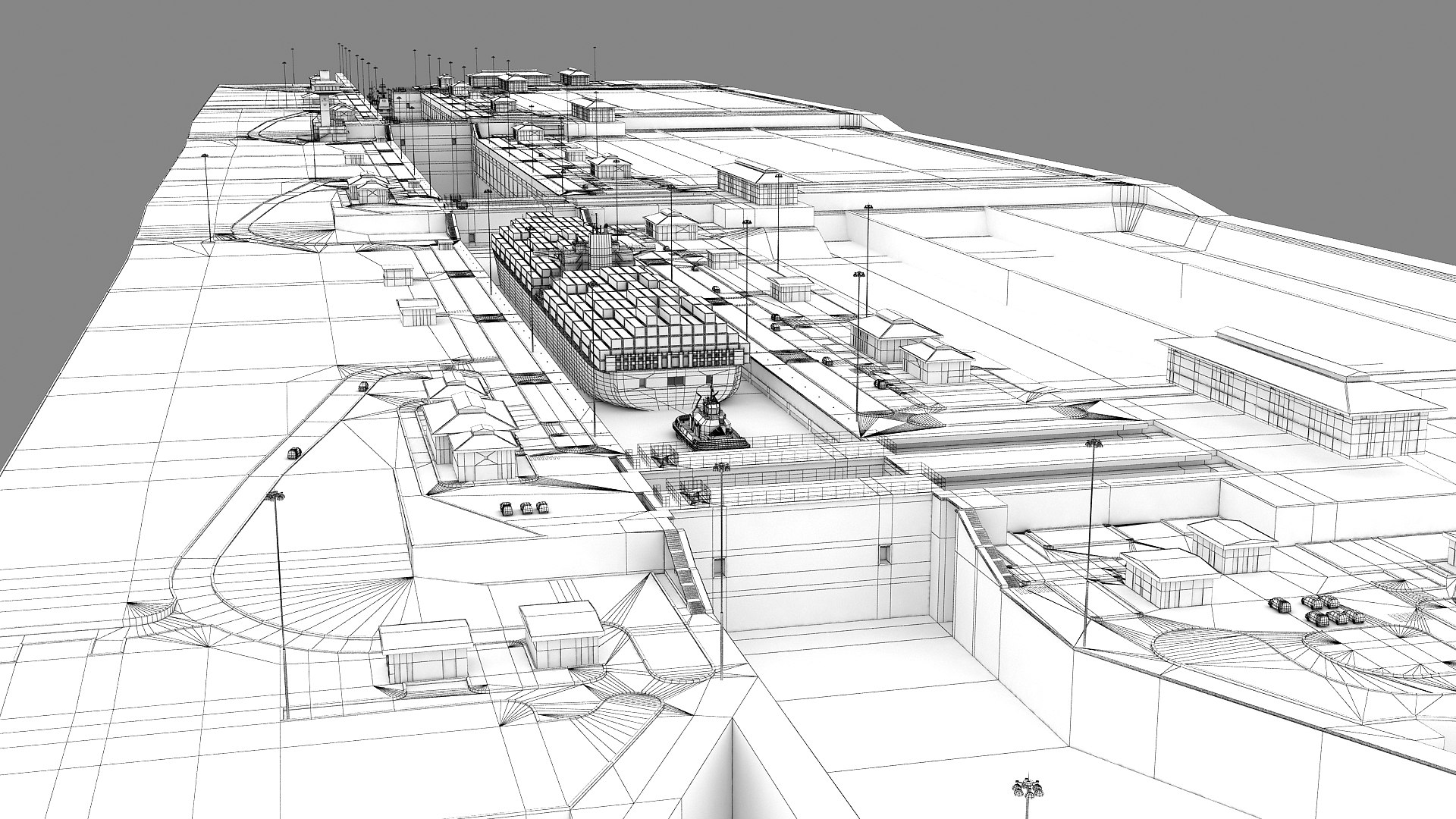 Cocoli Locks - Panama Canal 3D https://p.turbosquid.com/ts-thumb/Fz/jLJPQV/4a/wire_cocoli_000016/jpg/1736937570/1920x1080/fit_q87/7694b0ea73797cedea57782119126ee7d8960b1c/wire_cocoli_000016.jpg