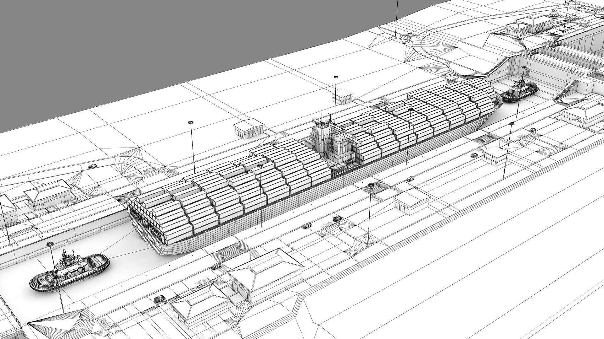 Cocoli Locks - Panama Canal 3D https://p.turbosquid.com/ts-thumb/Fz/jLJPQV/Jz/wire_cocoli_000008/jpg/1736937568/1920x1080/fit_q87/fd50e743c5ccd31e6a165d8d10adae117707faaa/wire_cocoli_000008.jpg