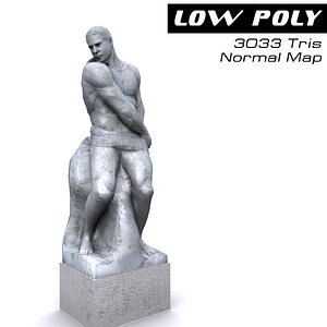 Sculpture of man