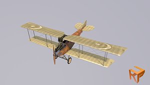 3D model albatros plane