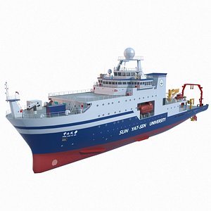 3D Scientific Research Ship