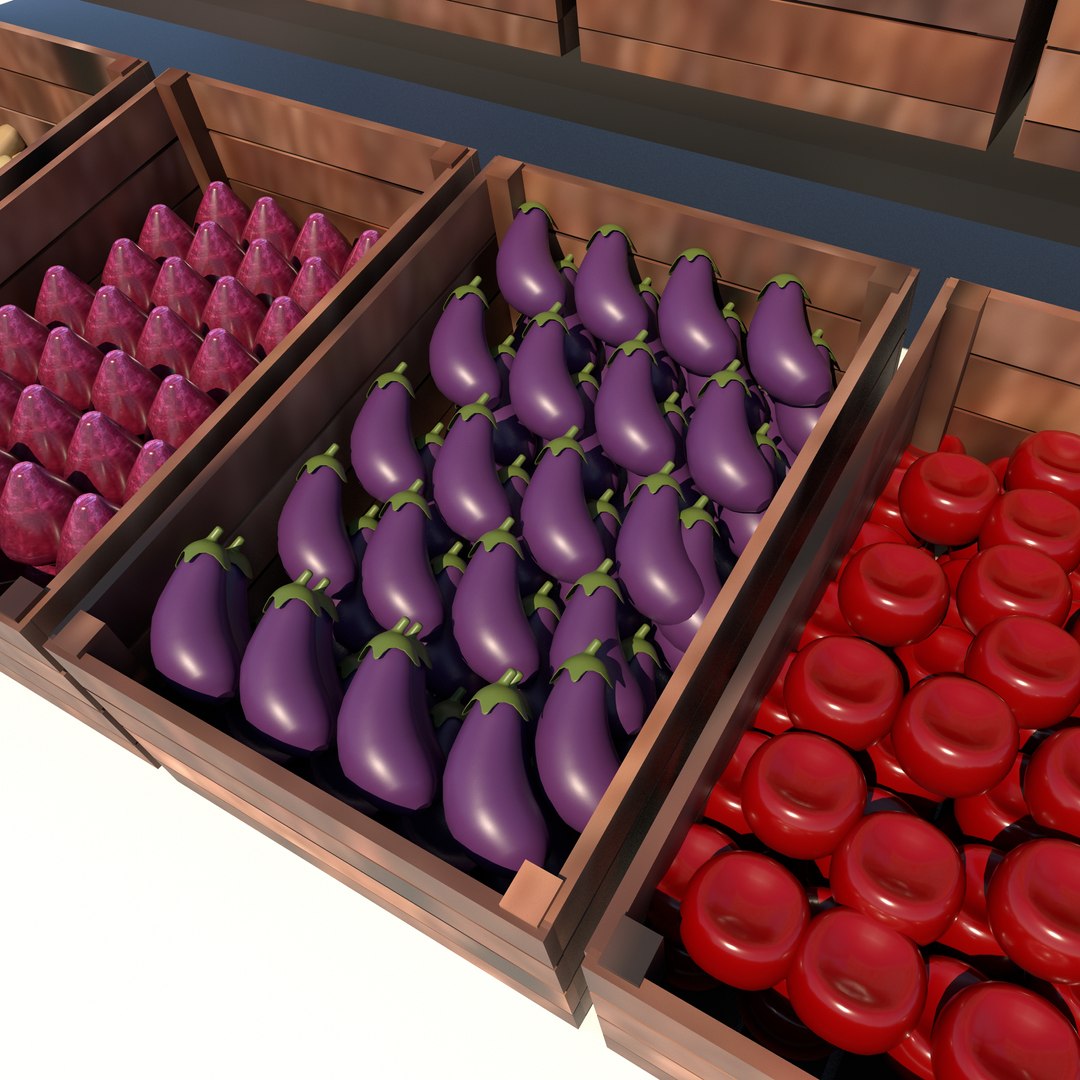 3D Market Stall Low-poly 3D Model - TurboSquid 2344837