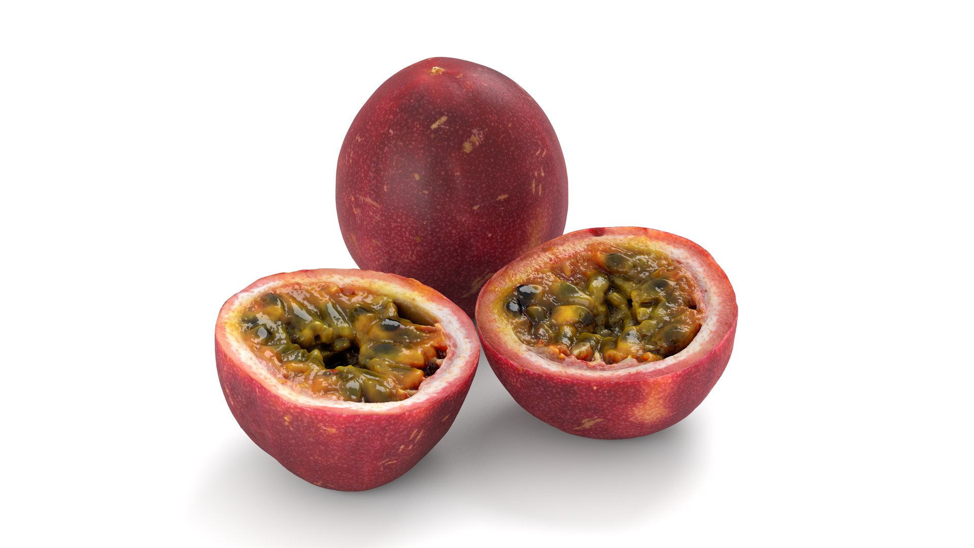 Passion Fruit - Photorealistic Scan model https://p.turbosquid.com/ts-thumb/G0/3PQsWU/TL/06/jpg/1755153077/1920x1080/fit_q87/010353b50a2fc242f8cd35f285618922504b3491/06.jpg