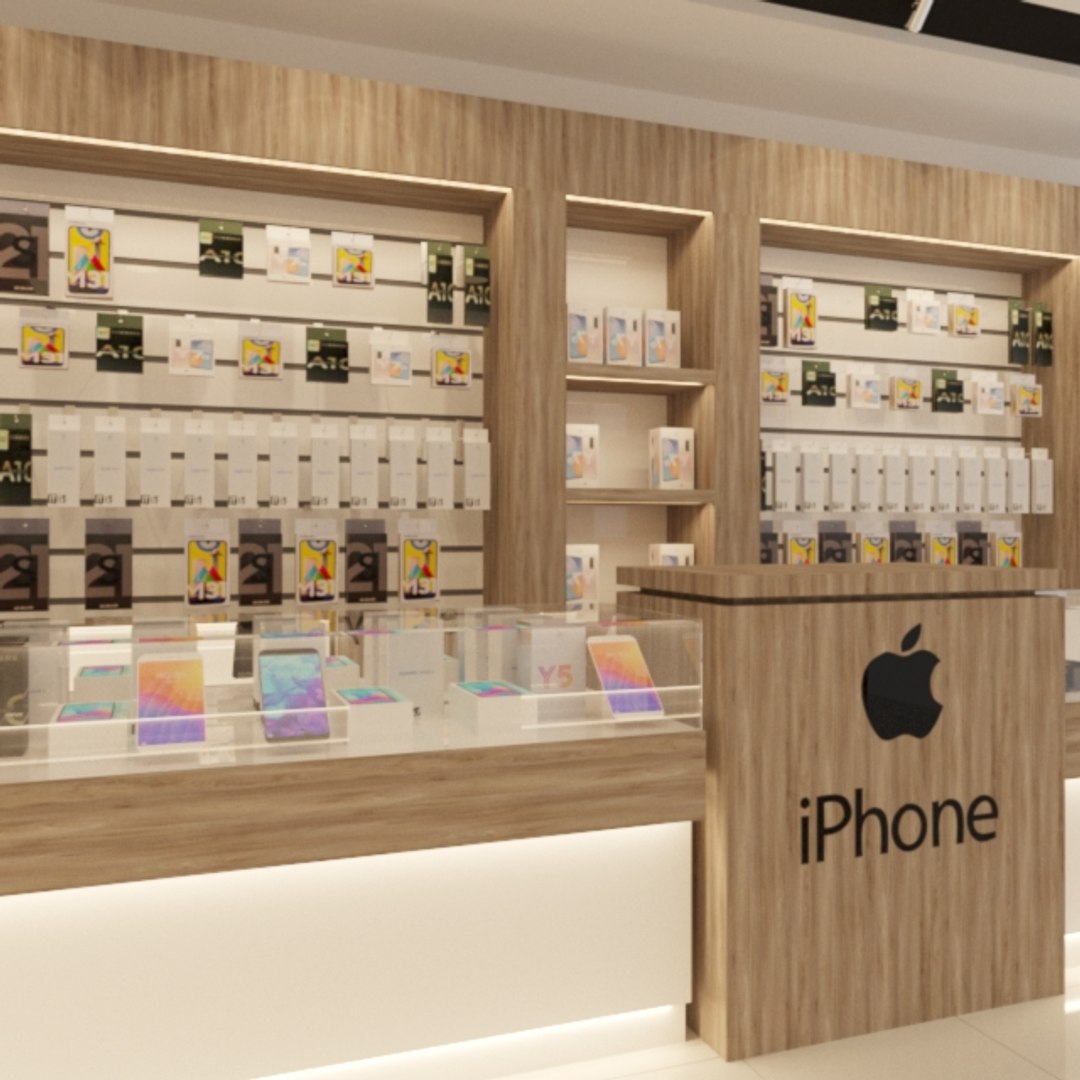 3D Mobile Store - TurboSquid 1704401