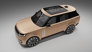 3D model RANGE ROVER 2023 SUNSET GOLD