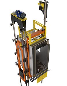 Elevator 800kg 3D