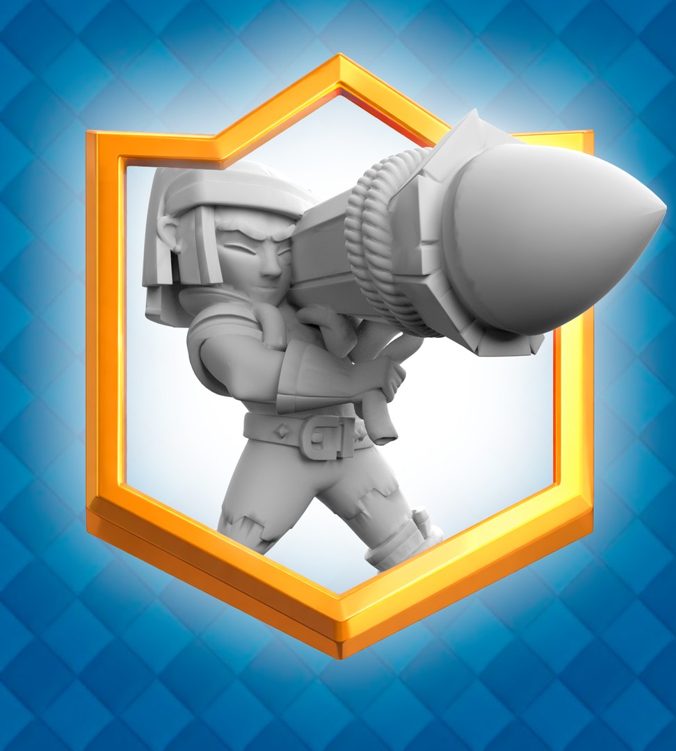 3D Model Clash Royale Firecracker Card - TurboSquid 2508544
