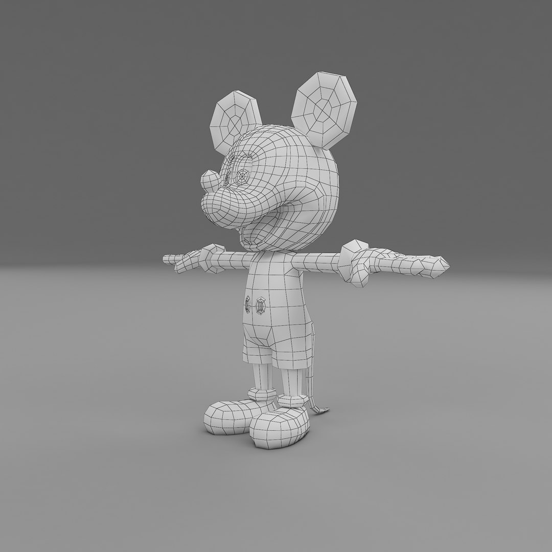 Mickey Mouse 3D - TurboSquid 1692689