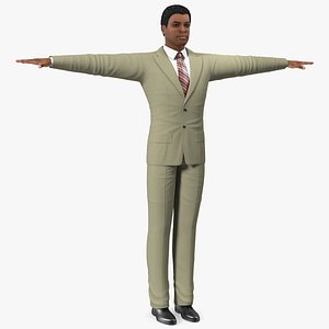 Man in Business Suit T-Pose 3D Model $149 - .3ds .blend .c4d .fbx .ma .obj  .max .unitypackage .upk .gltf - Free3D