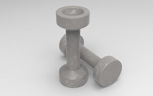 Dumbell Candleholder
