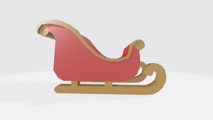 3D Santa Claus s Sleigh