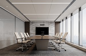 Executive Conference Room Interior 3D model