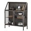 Carrello di fabbrica vintage francese