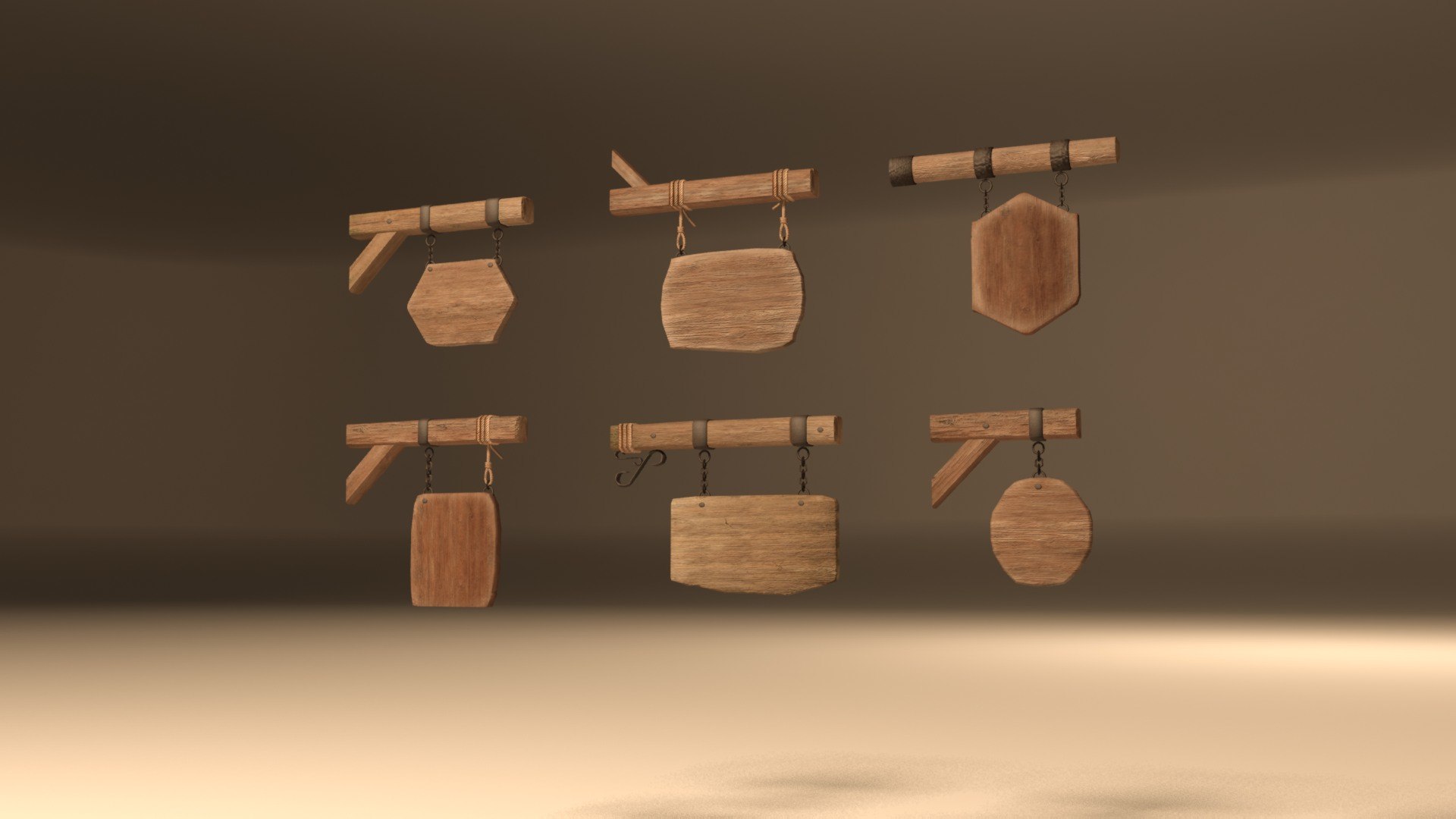 Tavern Inn Signs Pack Model - TurboSquid 1983427
