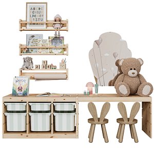 3D Childroom Set 001