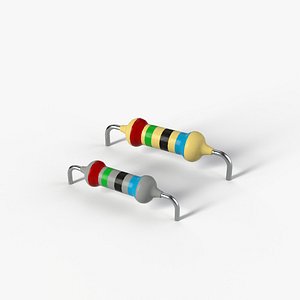 resistor 2k pbr 3D model