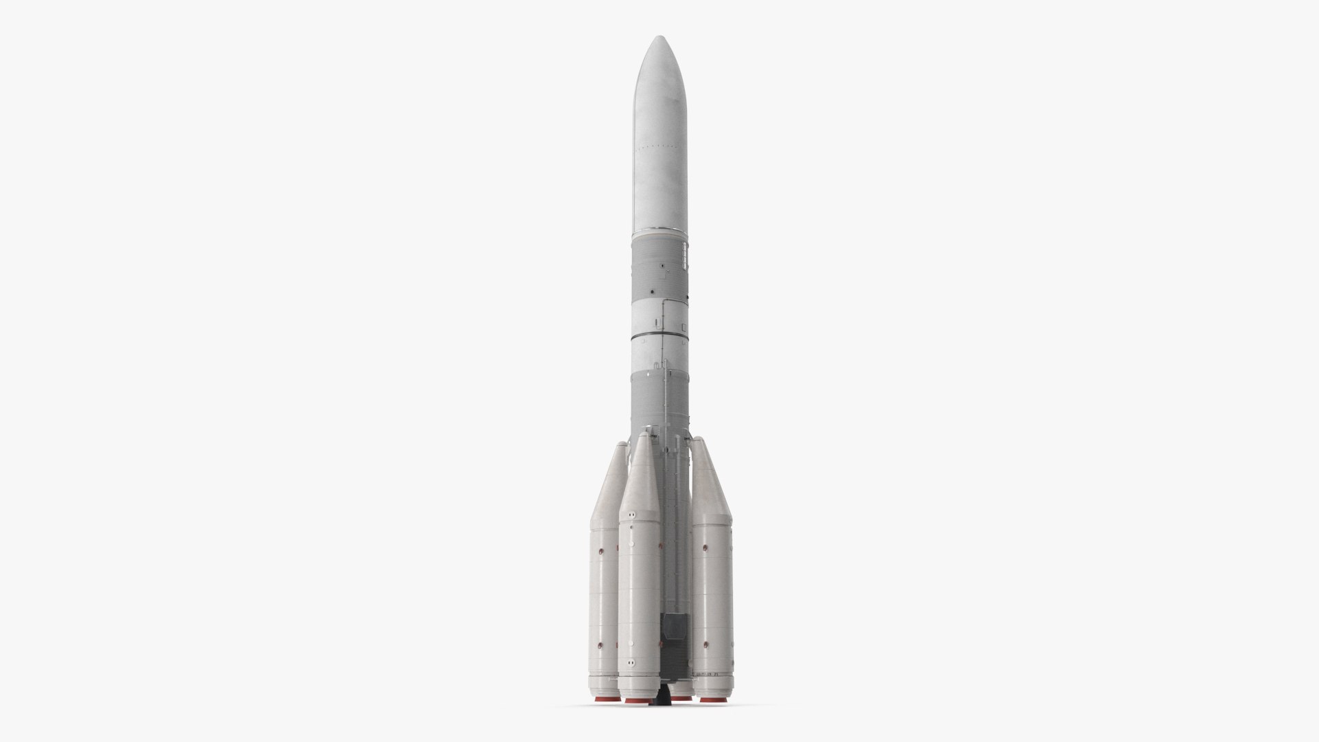 Space Rocket Launch Vehicle 3D model preview