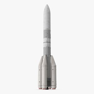 Space Rocket Launch Vehicle model