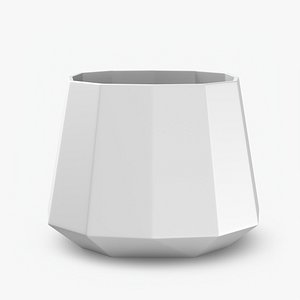 Tiffany wide tapered vase 3D model