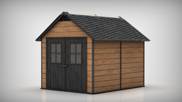 Garden shed 3D model