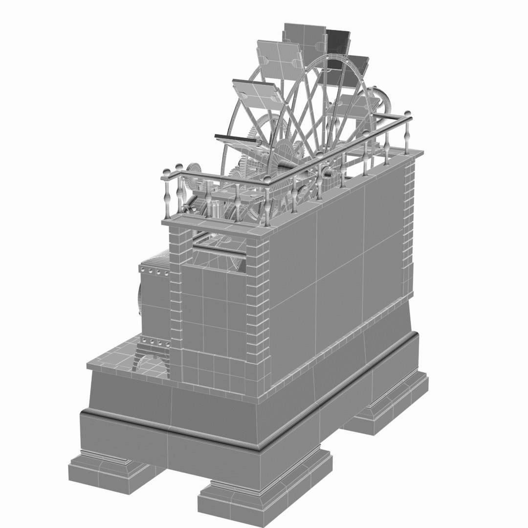 3D industrial water wheel clock https://p.turbosquid.com/ts-thumb/G0/a6RA35/3VtBkk1U/waterwheelclock_13/png/1593073982/1920x1080/fit_q87/e77f1589c02c2662fa0eb9025f7e4ea2f37a7407/waterwheelclock_13.jpg