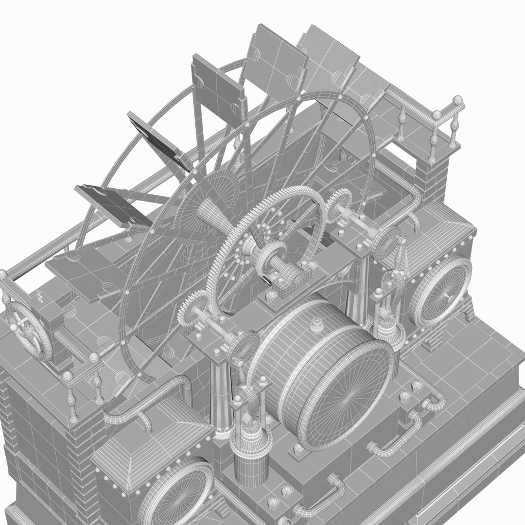 3D industrial water wheel clock https://p.turbosquid.com/ts-thumb/G0/a6RA35/r8sD9H5s/waterwheelclock_18/png/1593073982/1920x1080/fit_q87/f8eaa391f37384412cdf70057af501ca0c8941aa/waterwheelclock_18.jpg
