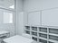 Scena interna di un'aula scolastica in stile giapponese moderno.