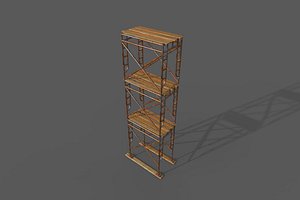 3D model scaffolding pbr
