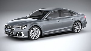 Audi A8 2022 3D model