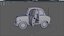 Cartoon Car Taxi Rig