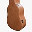 Estuche rígido de cuero para guitarra